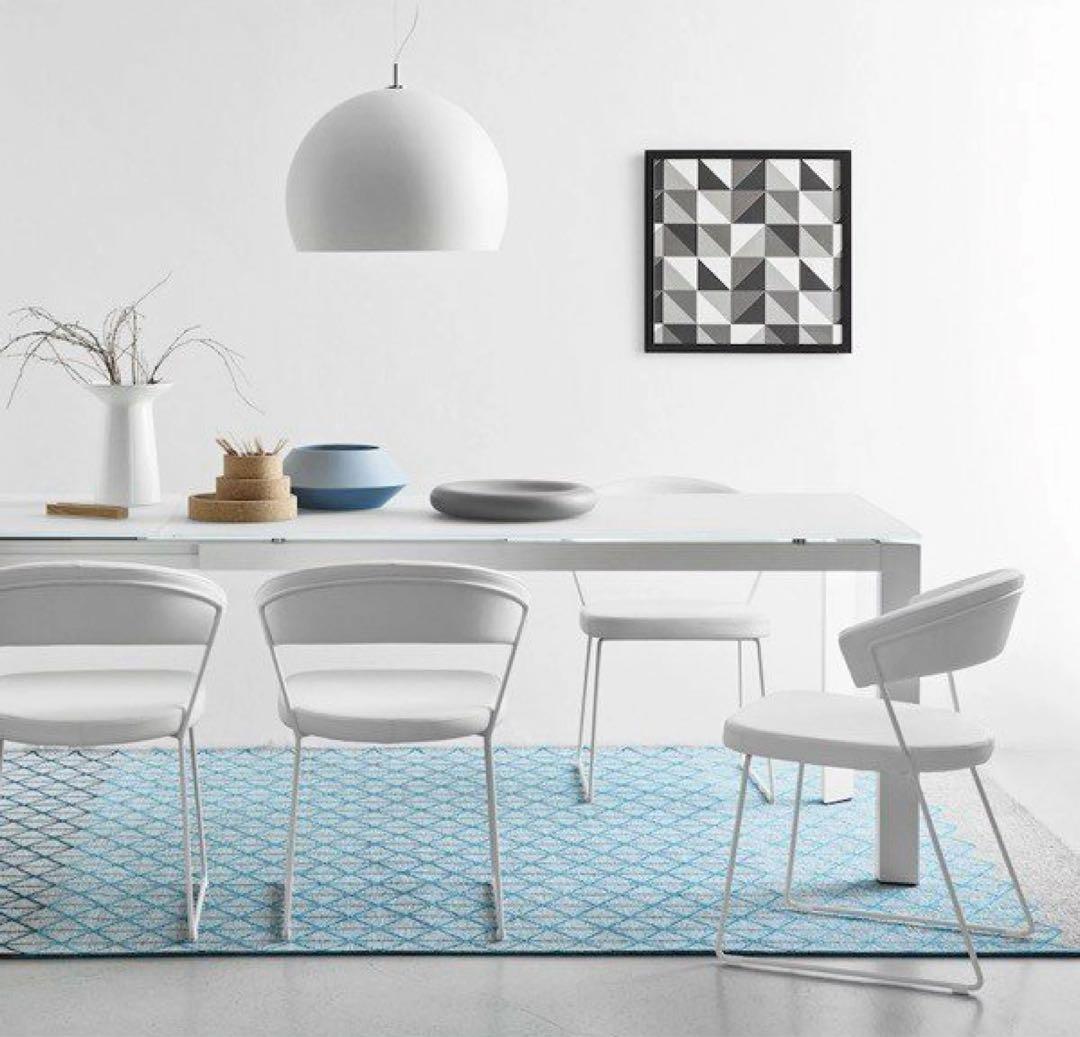 【展示品】 カリガリス コヌビア New York 本革 ダイニングチェア 6脚