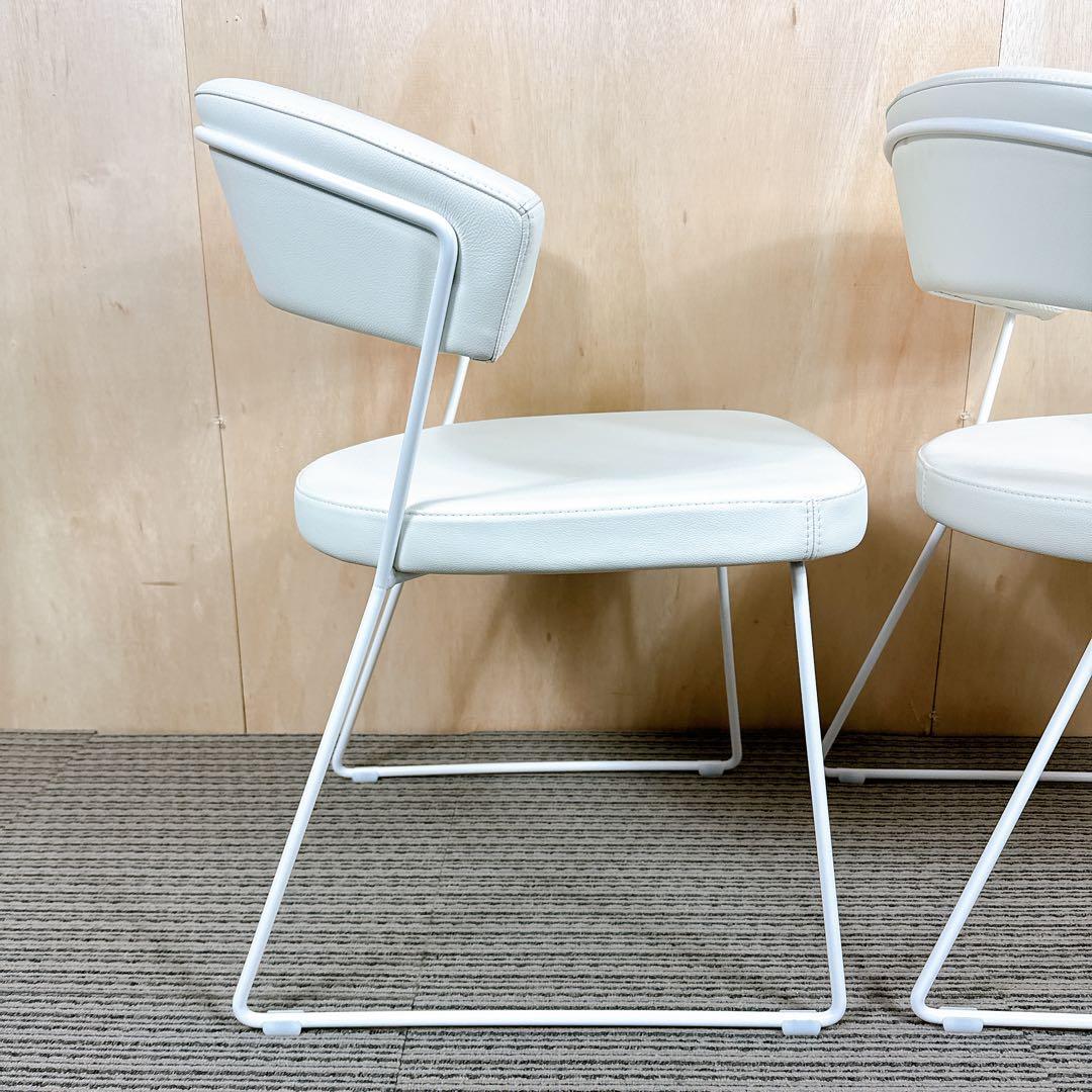 【展示品】 カリガリス コヌビア New York 本革 ダイニングチェア 6脚