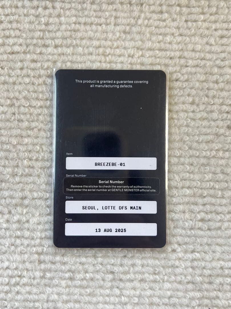 [新品]Gentle Monster ジェントルモンスター BREEZEBE