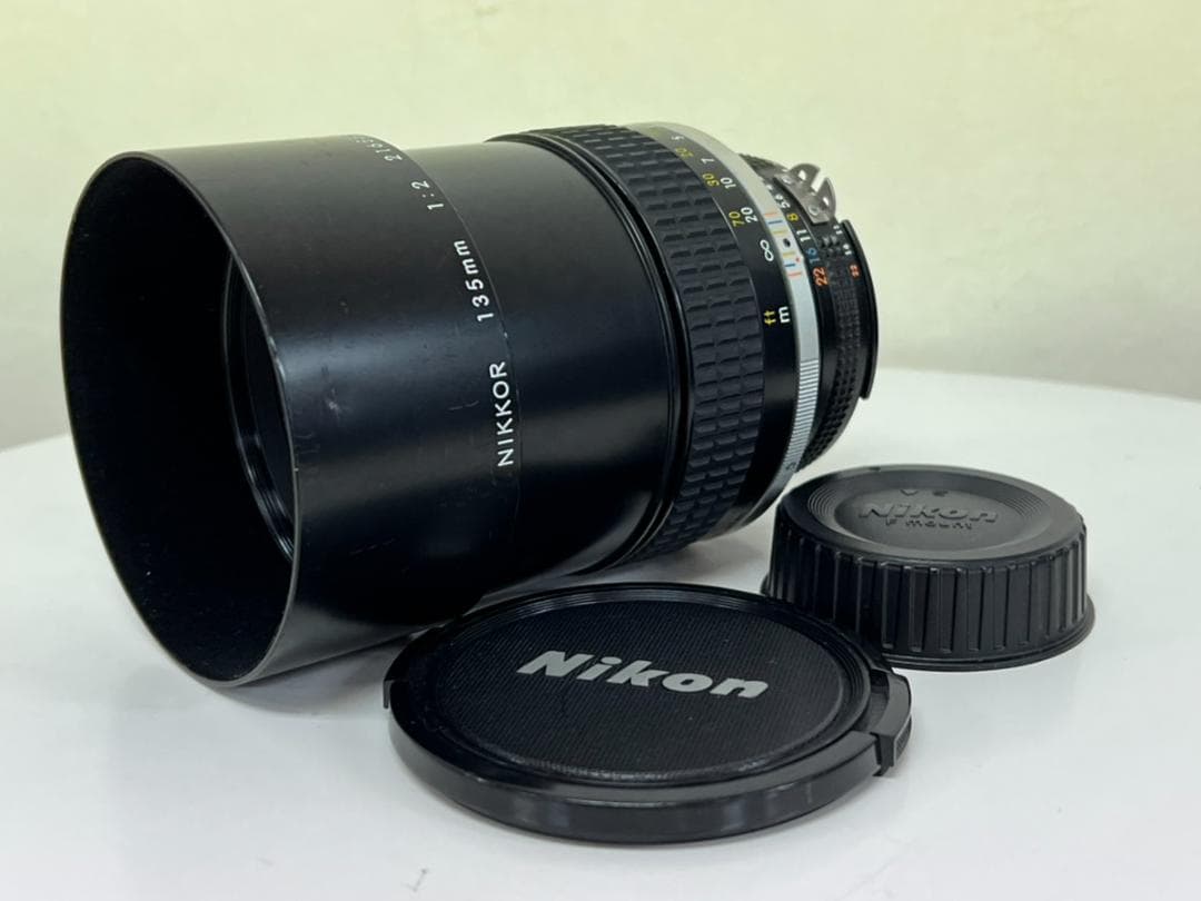 レンズ(単焦点) Nikon NIKKOR Ai-s AIS 135mm f/2 MF Lens