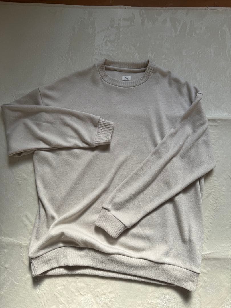So 大山シュン　ニット　Off-Berge \"Knit-sew\" Lサイズ