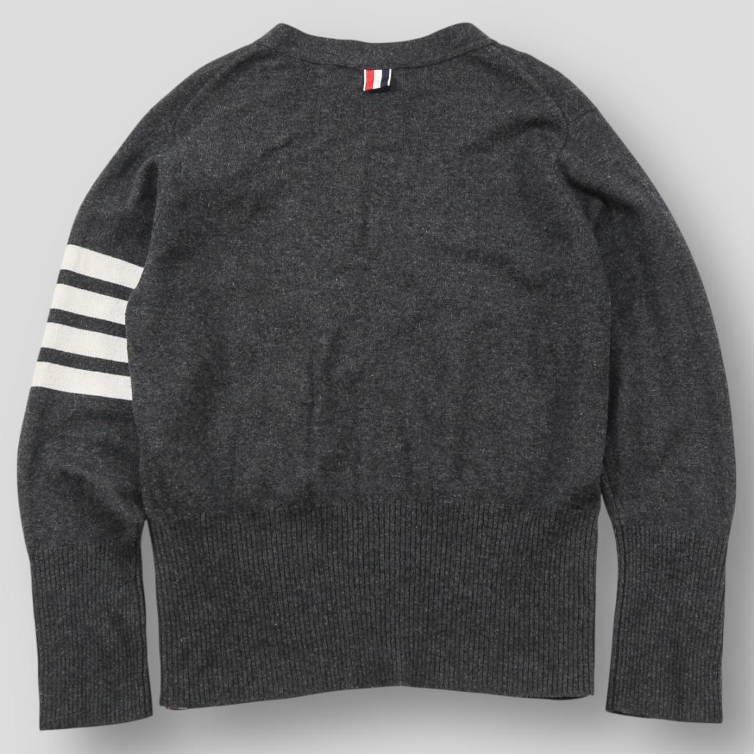 美品 THOM BROWNE クラシック カシミヤ 4BAR カーディガン 42