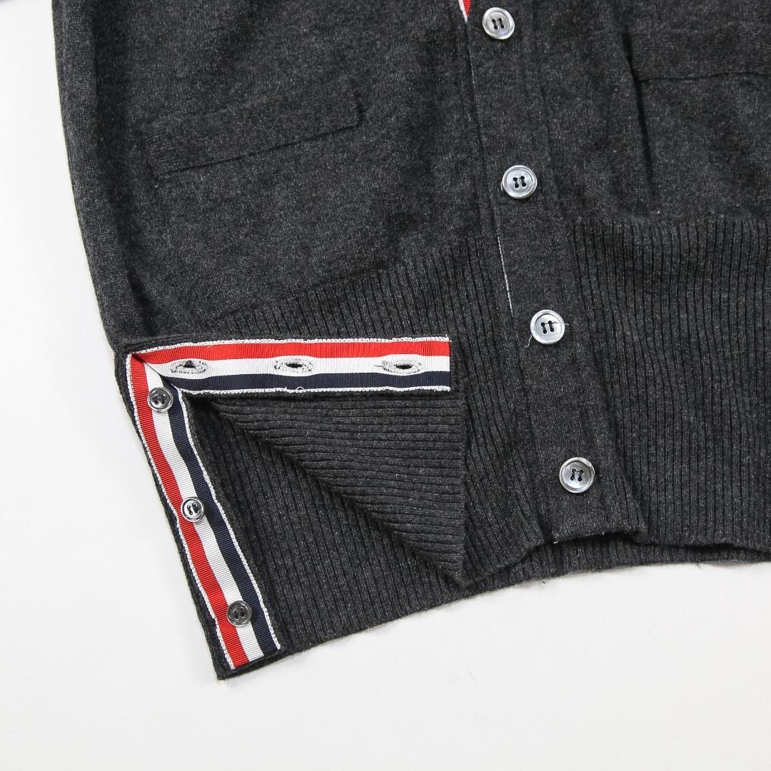 美品 THOM BROWNE クラシック カシミヤ 4BAR カーディガン 42
