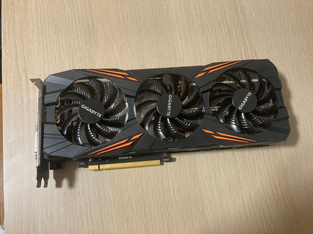 GIGABYTE GTX 1070 8GB 動作品