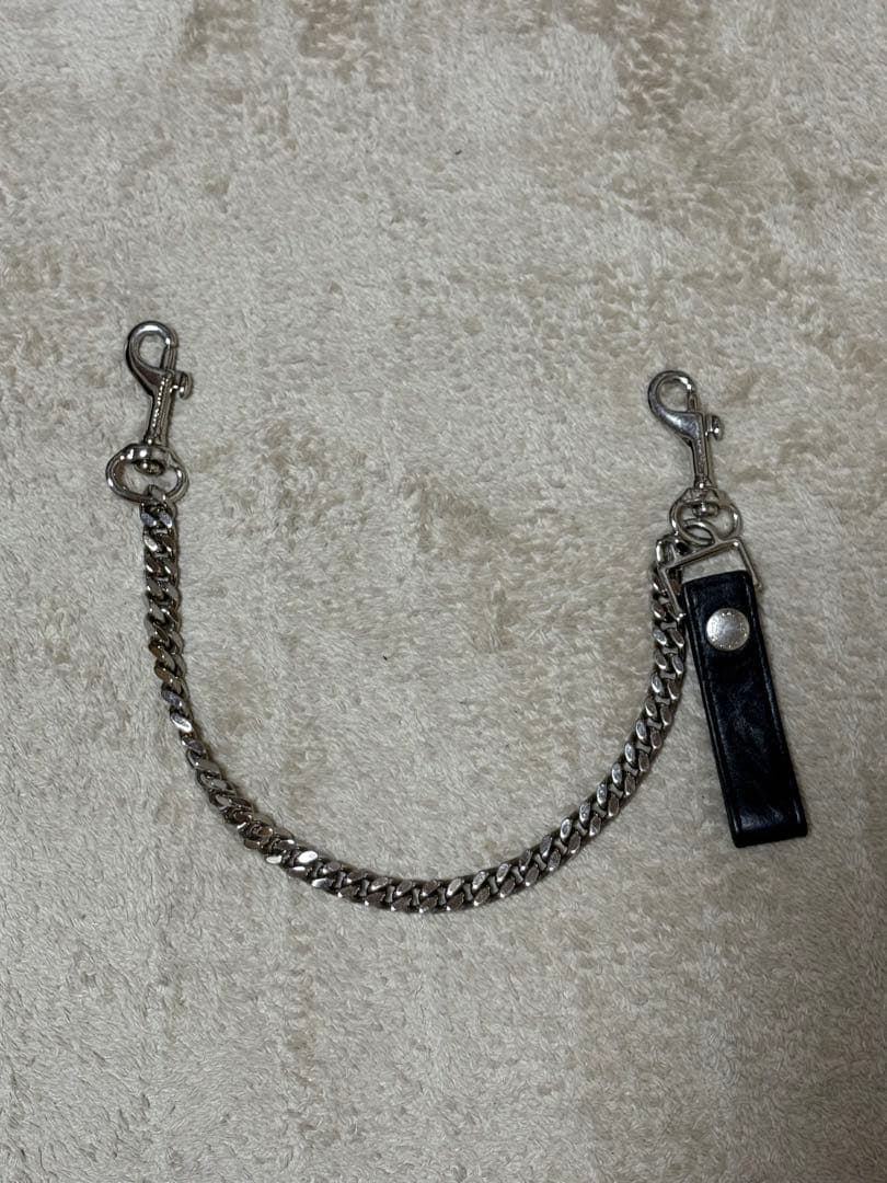 サンローラン　レザー付き ウォレットチェーン　saintlaurentparis