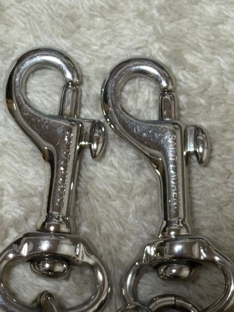 サンローラン　レザー付き ウォレットチェーン　saintlaurentparis