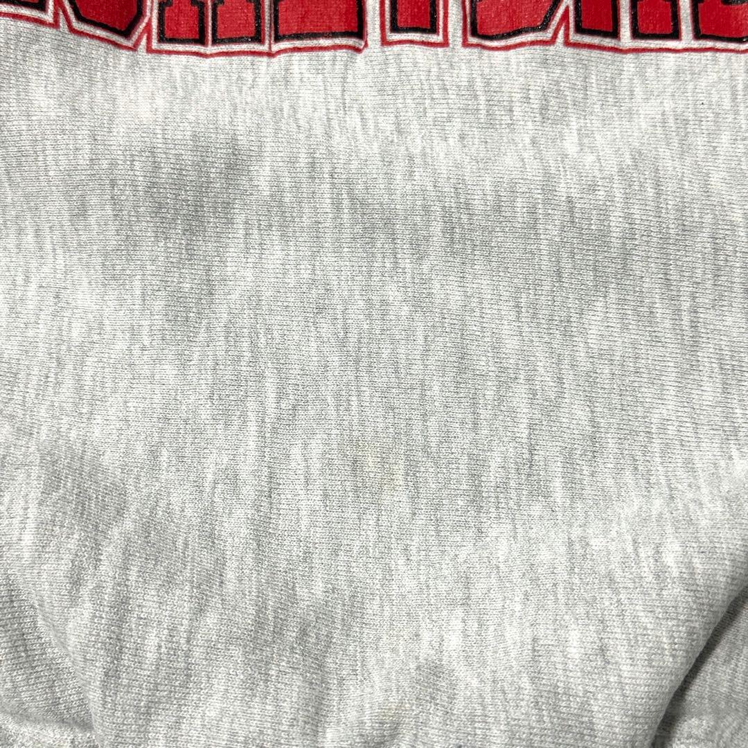 XXL【良品】90s Champion リバースウィーブ 3段ロゴ スウェット