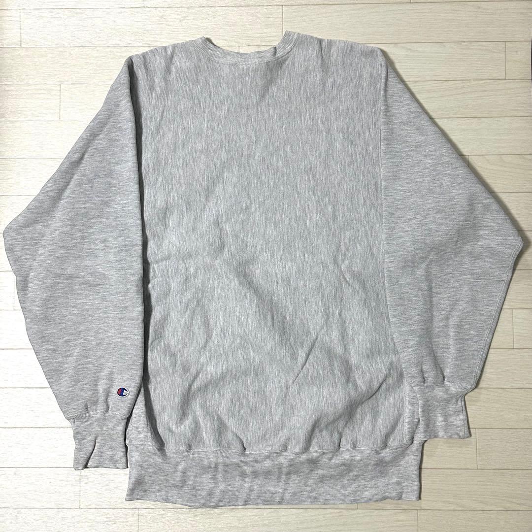 XXL【良品】90s Champion リバースウィーブ 3段ロゴ スウェット