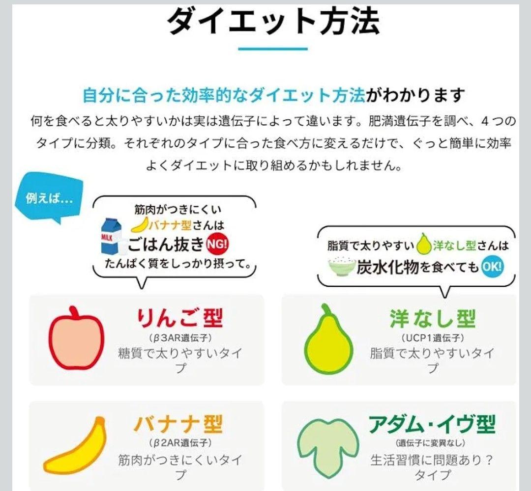 猫*宮様 【未使用】最新版Genesis 2.0 Plus　総合遺伝子検査キット