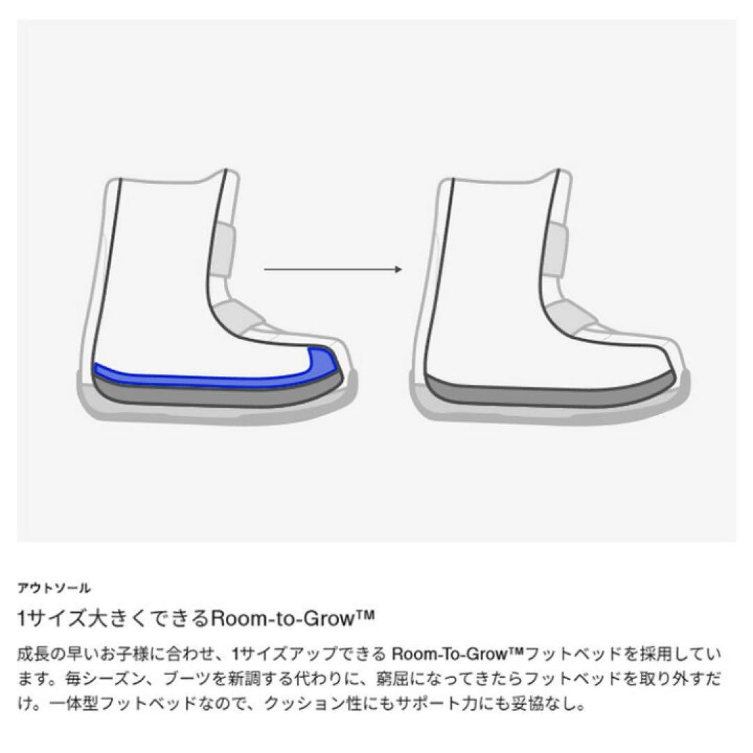 キッズ Burton グロム BOA® スノーボードブーツ　21センチ