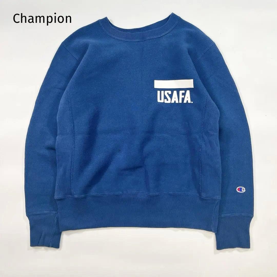 Champion USAFA リバースウィーブ スウェット ネイビー M 復刻