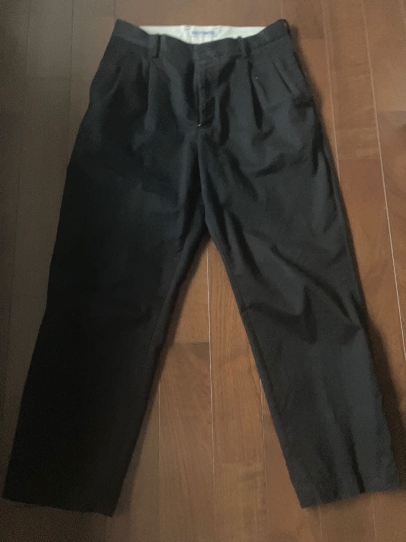 ワコマリア定番チノトラウザーズタイプ1ブラックディッキーズleeラングラー