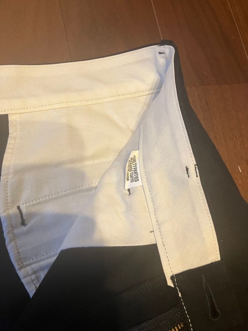 ワコマリア定番チノトラウザーズタイプ1ブラックディッキーズleeラングラー