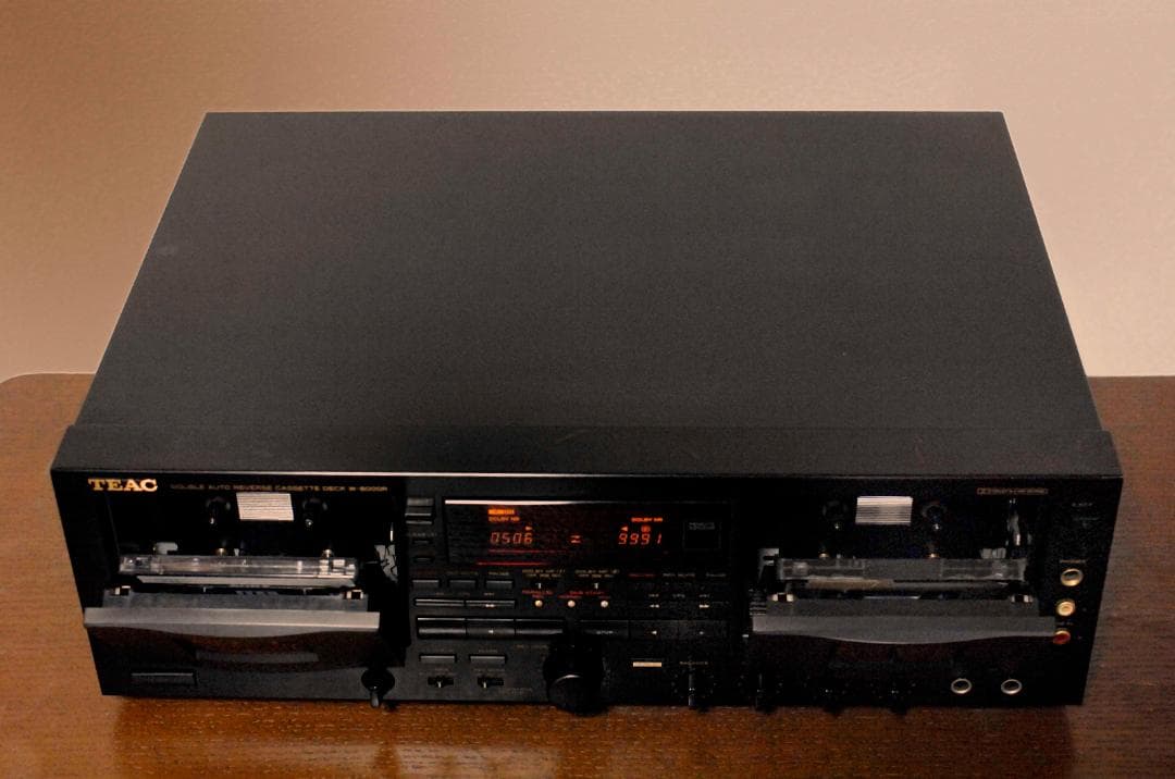 ★TEAC W-6000 ダブルカセットデッキ　♪　NO,1