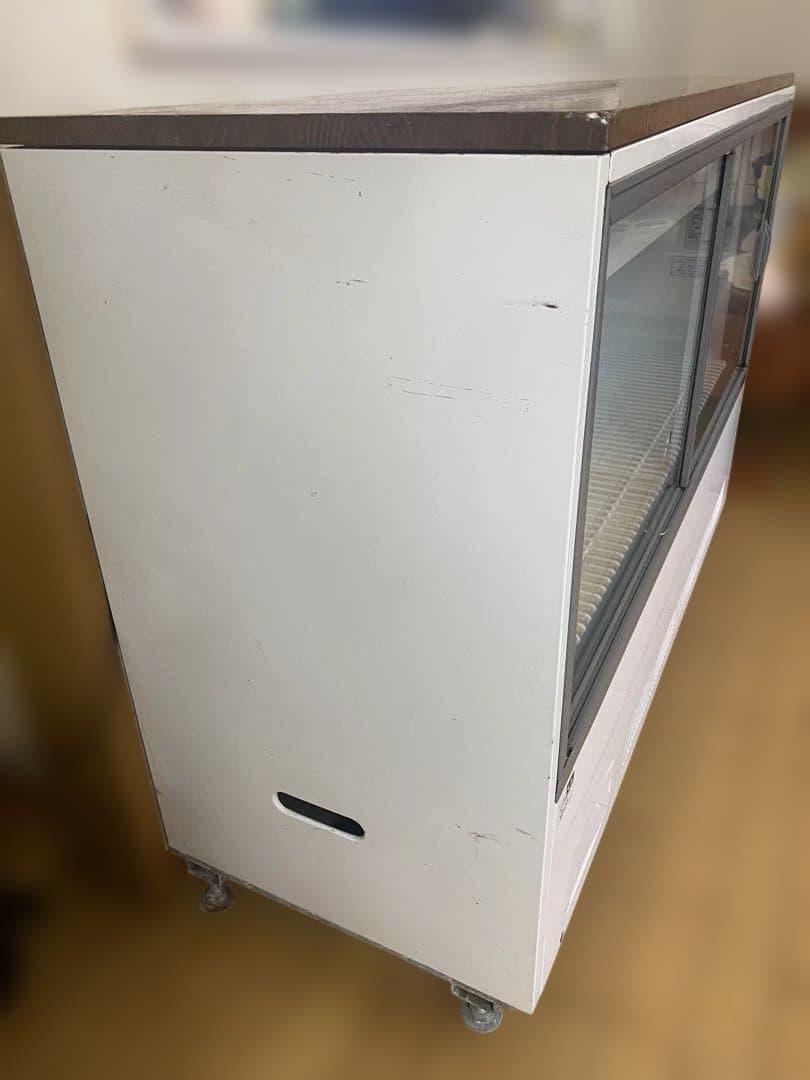 中古　テーブル型冷蔵ショーケース サンデン MUS-U77XE 【店舗用】