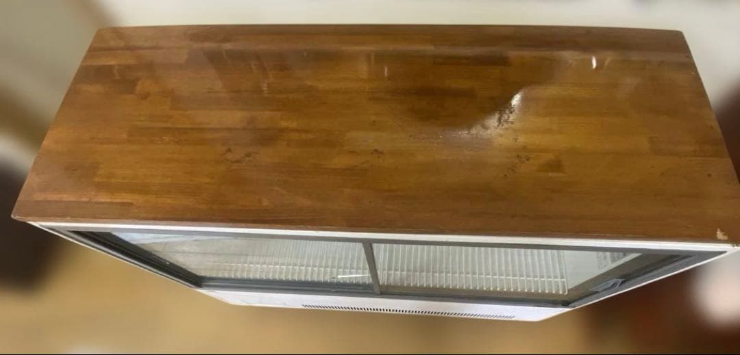 中古　テーブル型冷蔵ショーケース サンデン MUS-U77XE 【店舗用】