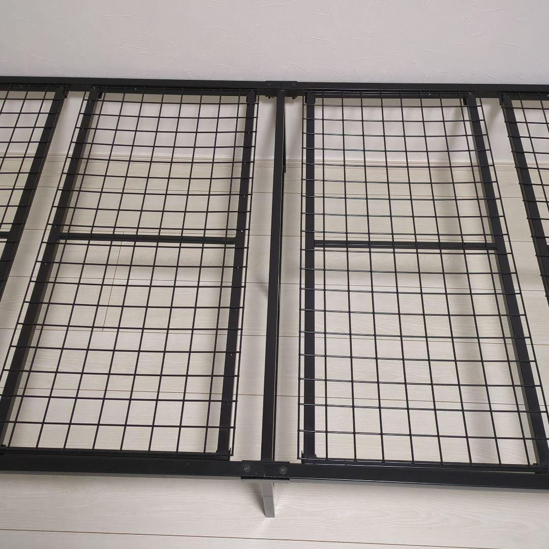 ニトリ シングル ベッドフレーム ブラック