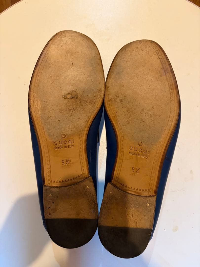 希少　グッチ　ローファー　ホースビット　シェリーライン　ゴールド金具　レザー