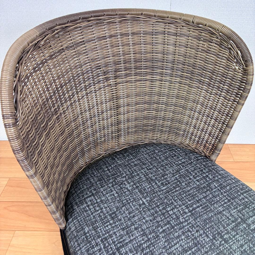 【2脚セット】桜屋工業 舞2型 『CHERRY』 座椅子 ラタンチェア