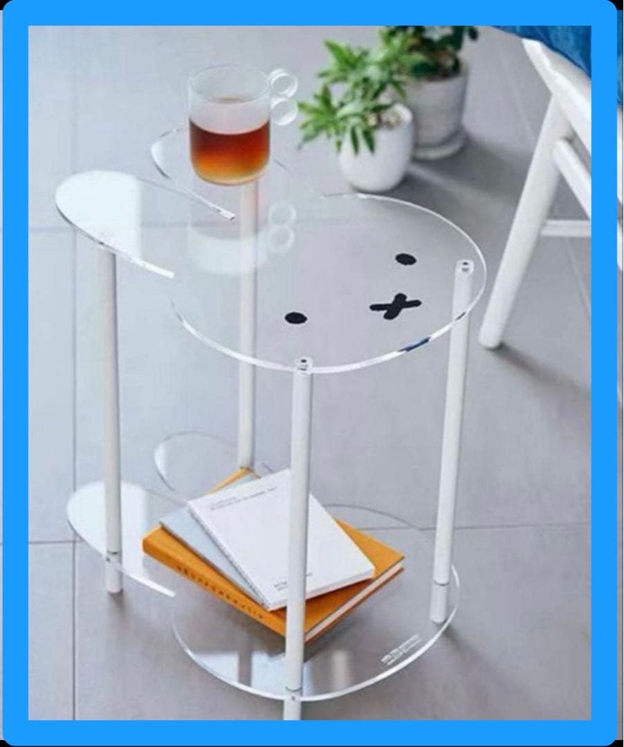 【新品未使用】スタジオクリップ　ミッフィー アクリルサイドテーブル