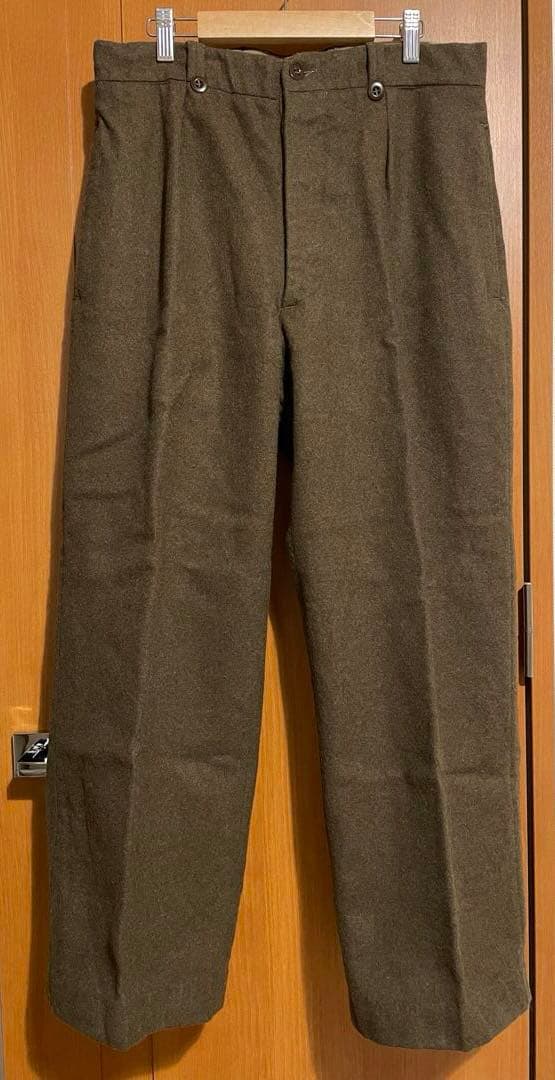 フランス軍 1950～60年M-52 ワンタック ウール トラウザーズ 13