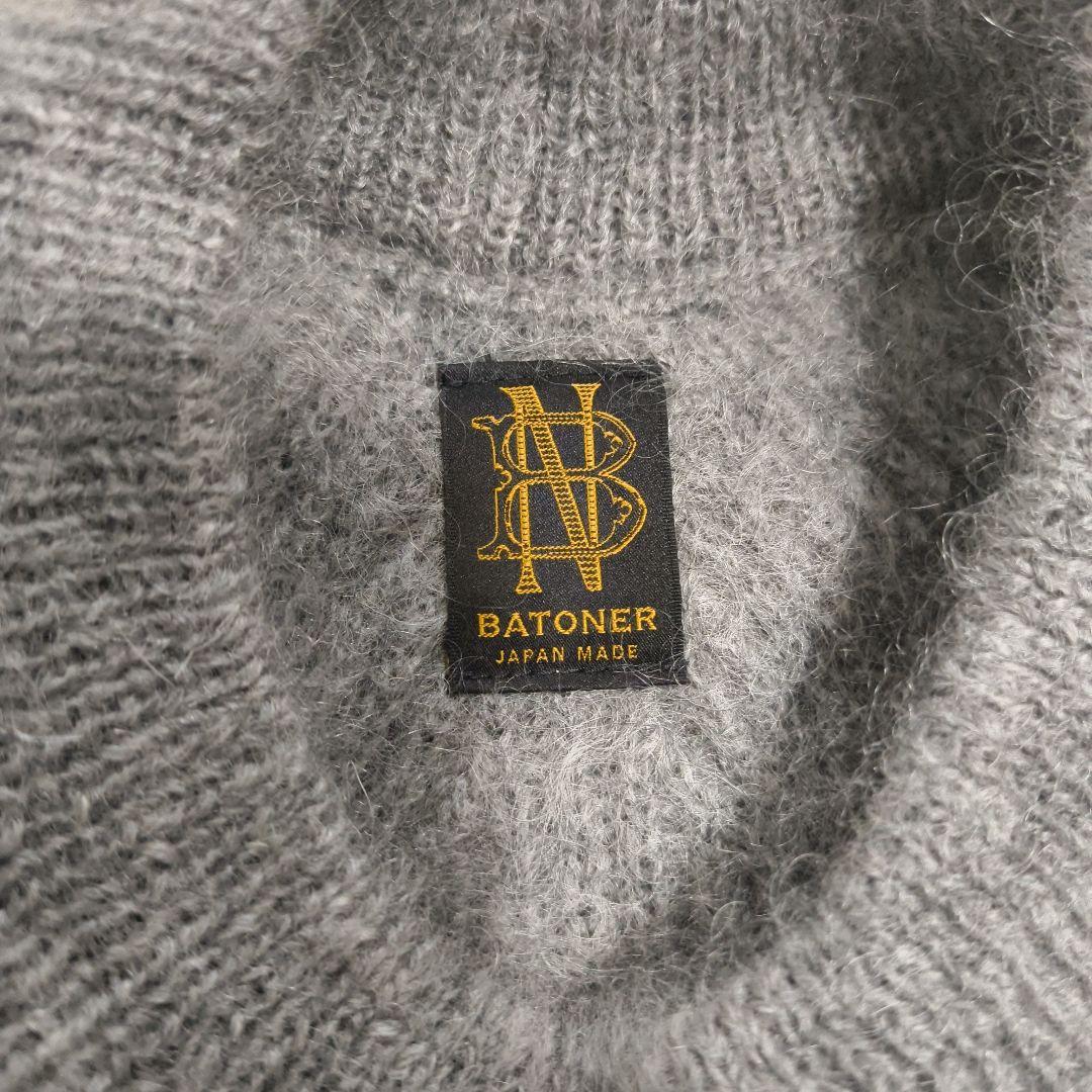 batoner キッドモヘア シグネチャークルーネック