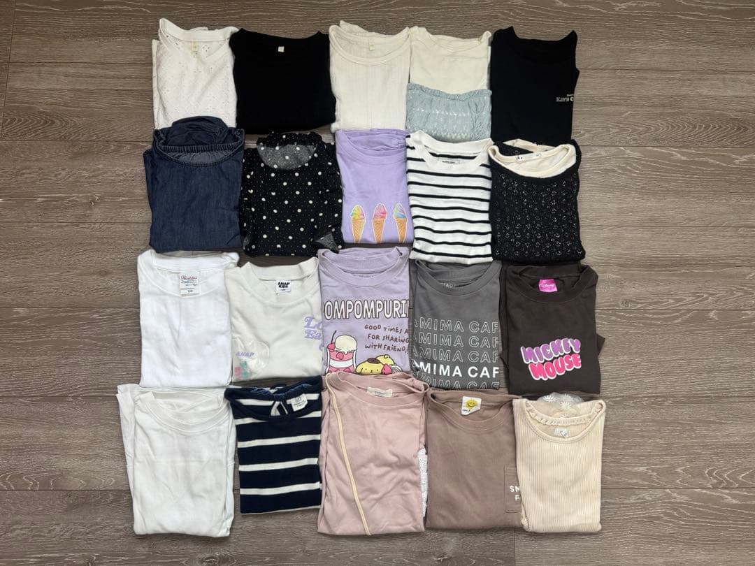 まとめ売り　120 女の子　春　夏　GU グローバルワーク　デビロック　coca