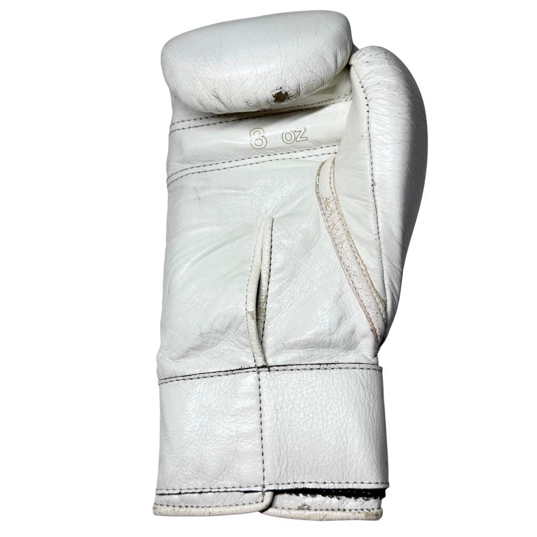 winning ボクシンググローブ 8オンス マジックテープ式 ホワイト 日本製
