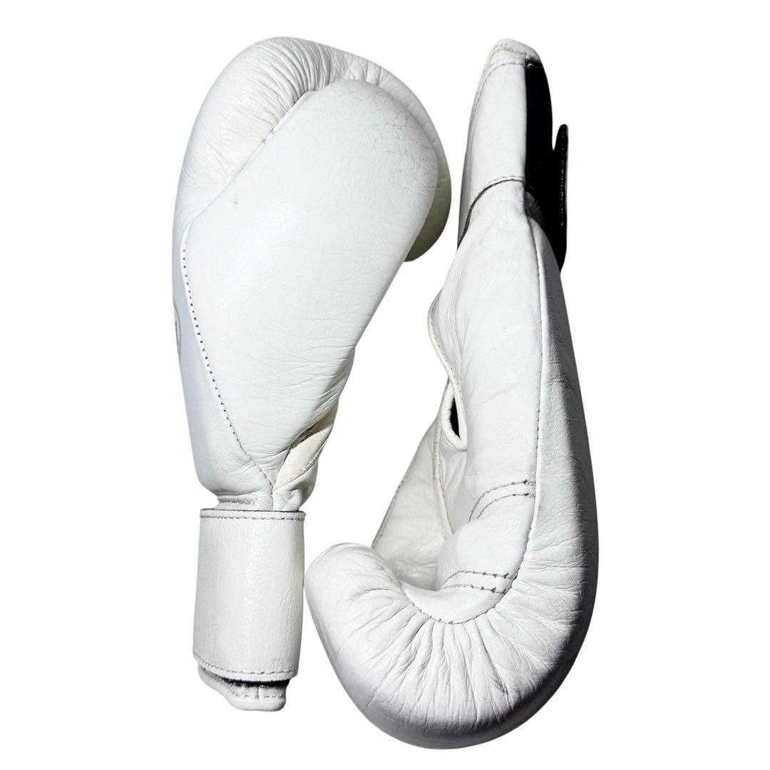 winning ボクシンググローブ 8オンス マジックテープ式 ホワイト 日本製