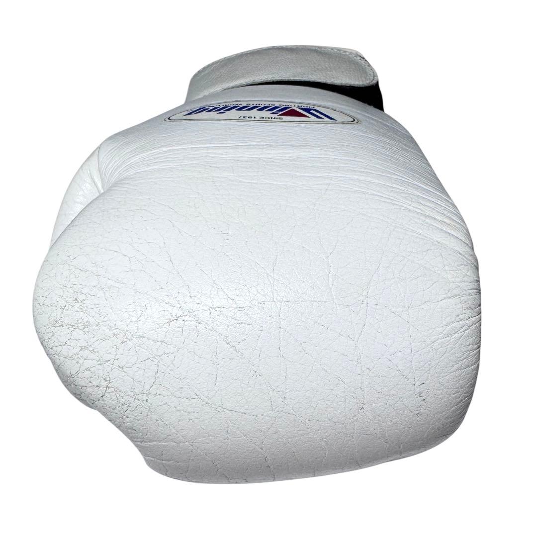 winning ボクシンググローブ 8オンス マジックテープ式 ホワイト 日本製