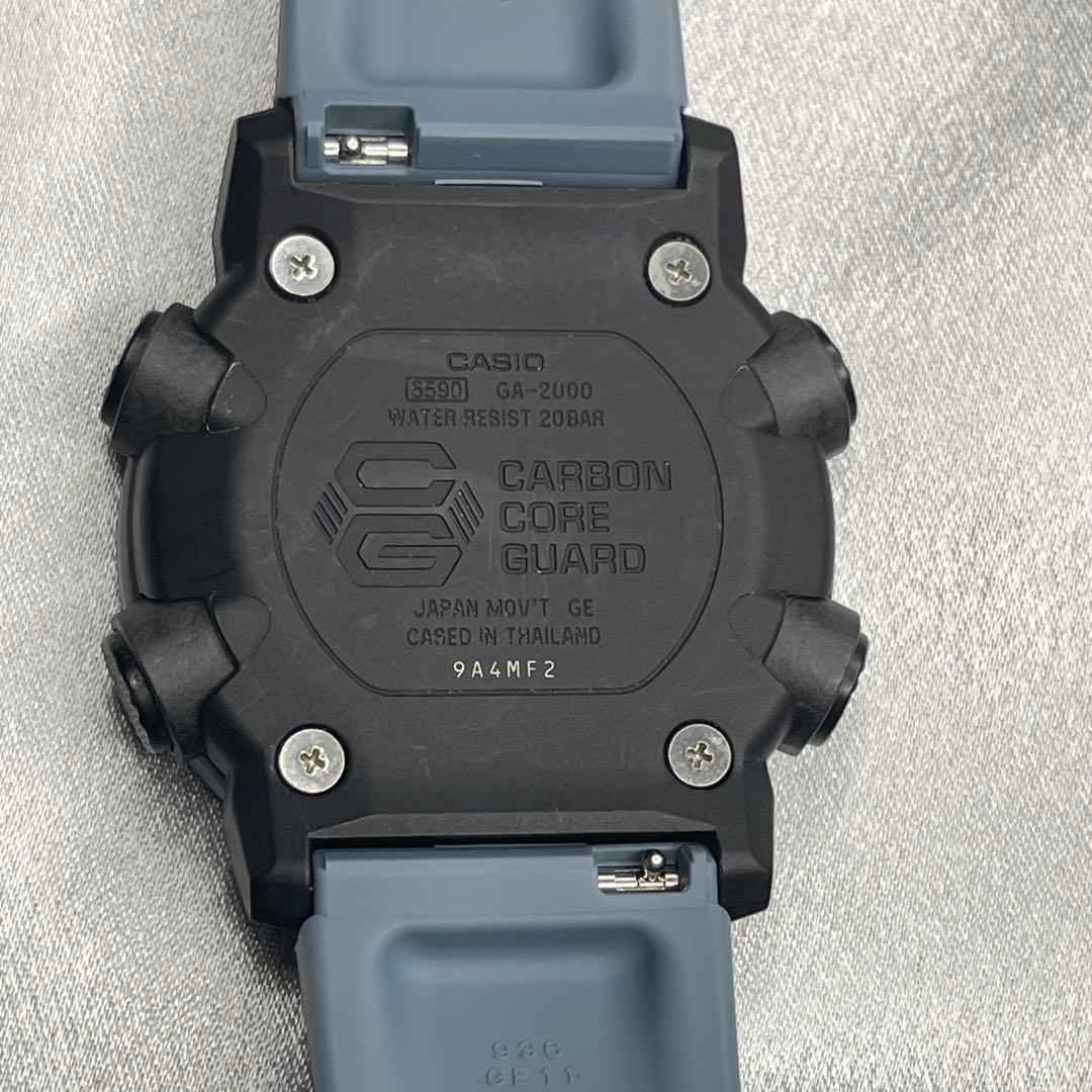 CASIO G-SHOCK GA-2000 カモフラージュ文字盤 【美・稼動品】