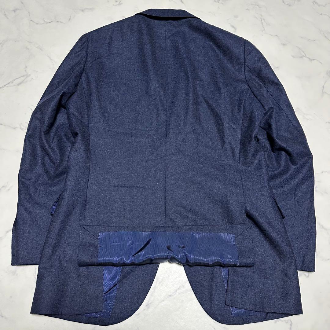 未使用級美品　ビームスエフ　BEAMS F ネイビースーツ　サキソニー　50