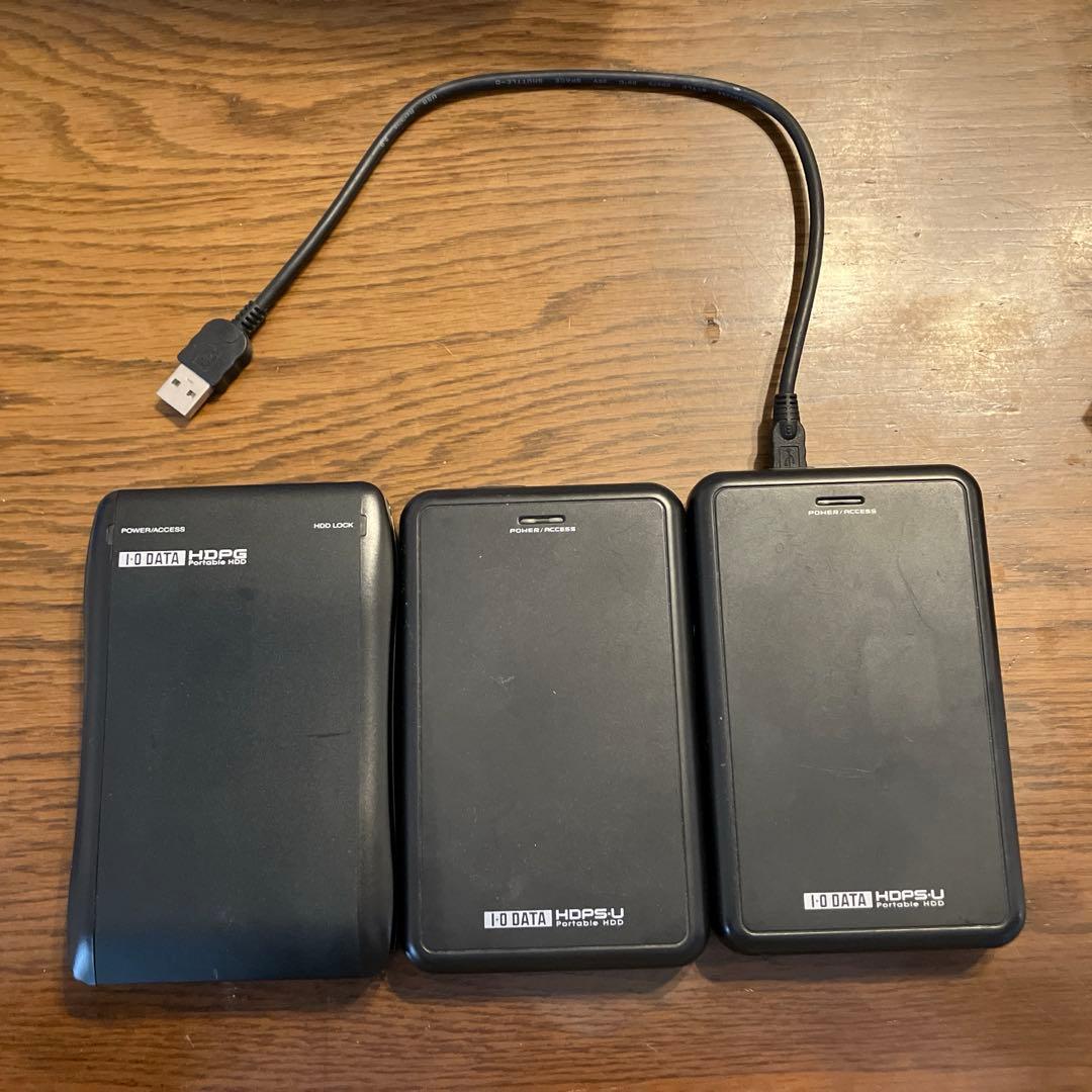 I-O DATA HDPG-SU320、HDPS-U500、HDPS-U320