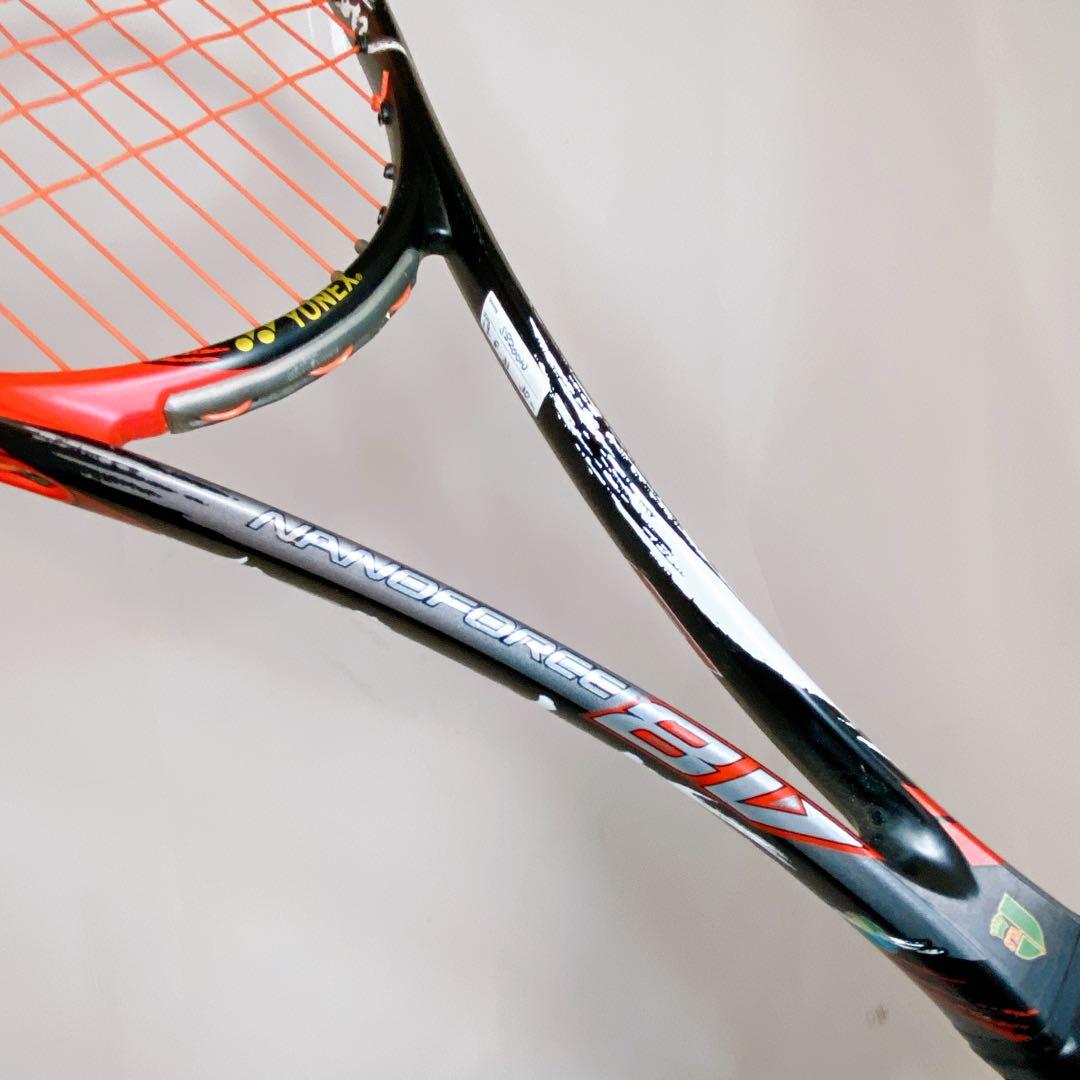 ヨネックス　NANOFORCE 8V REV ナノフォース8Vレブ　UL1 赤黒