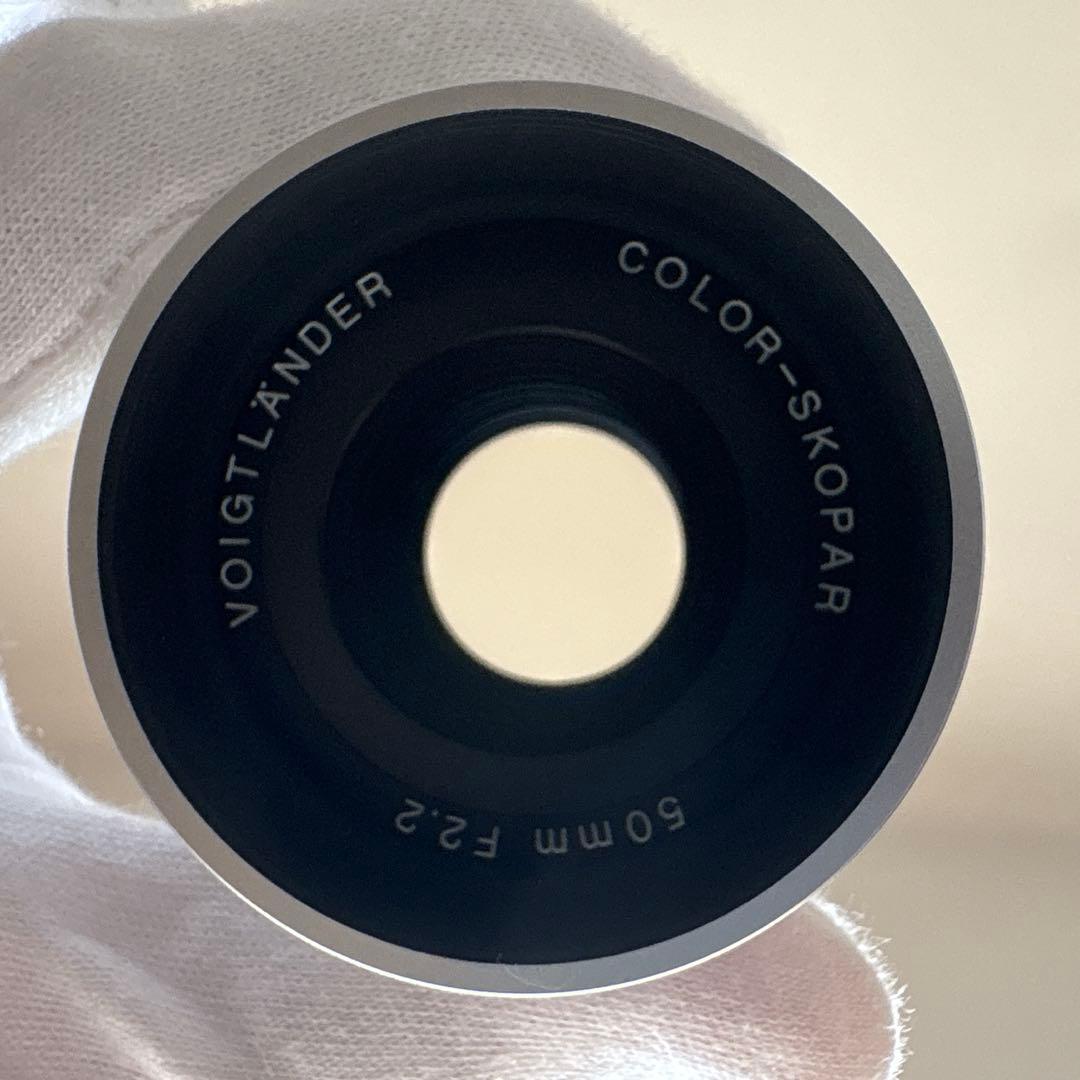 COLOR-SKOPAR 50mm F2.2 VM Silver 保証付き