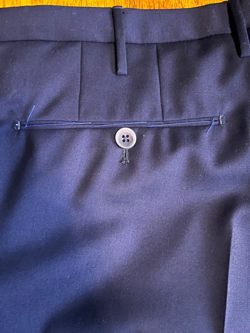 GTA ウールパンツ 新品未使用 未裾上げ ネイビー