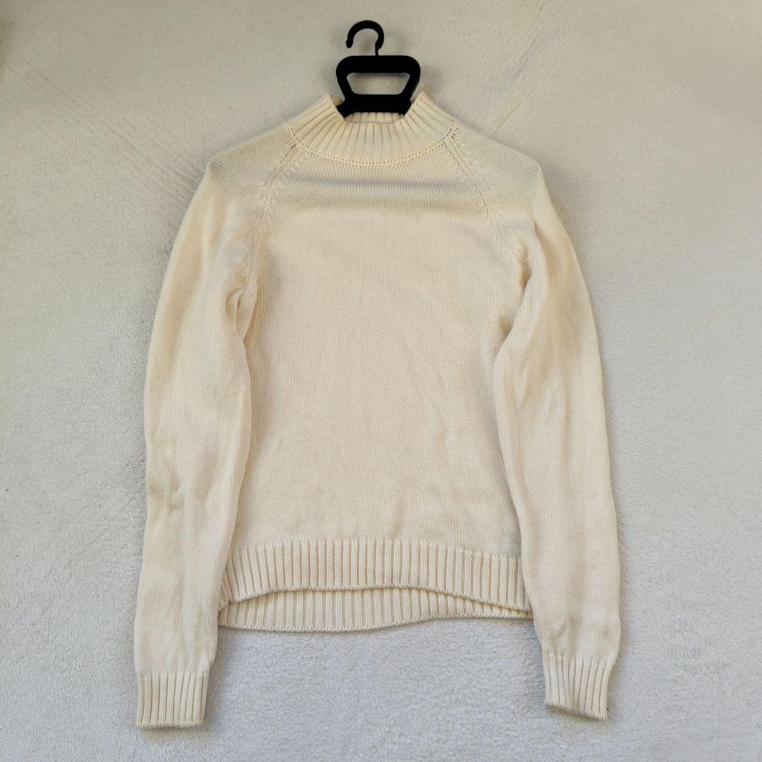 未使用に近い　現行　ZANONE ザノーネ　モックネック　ニット　46　肉厚