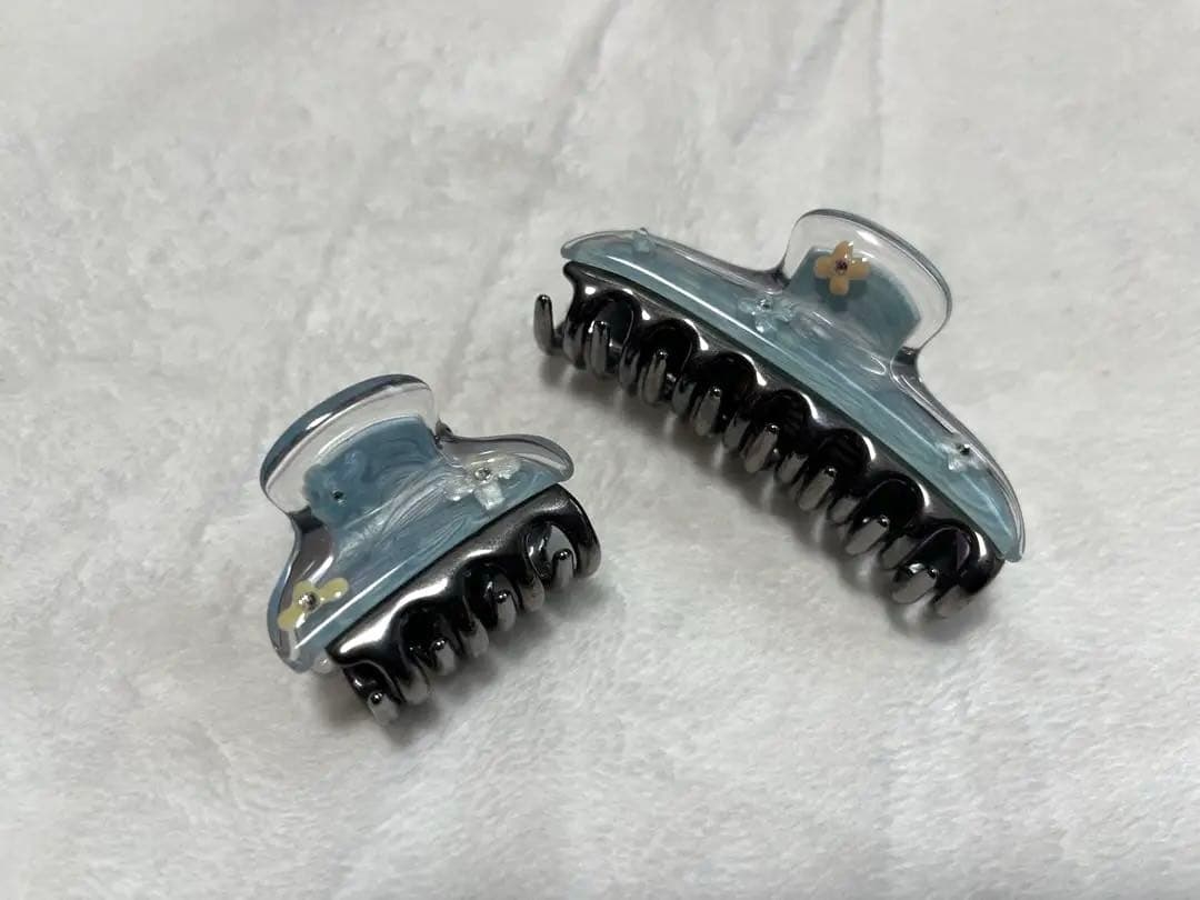 acca ダブルフェイスヘアクリップ 中小セット