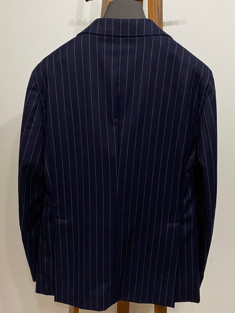 TAGLIATORE ネイビー ストライプ ビジネススーツ 48サイズ