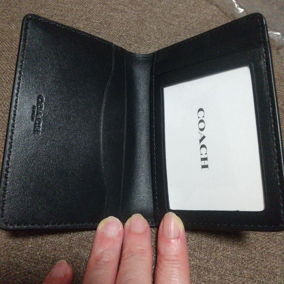COACH ブラック 名刺入れ 定期入れ