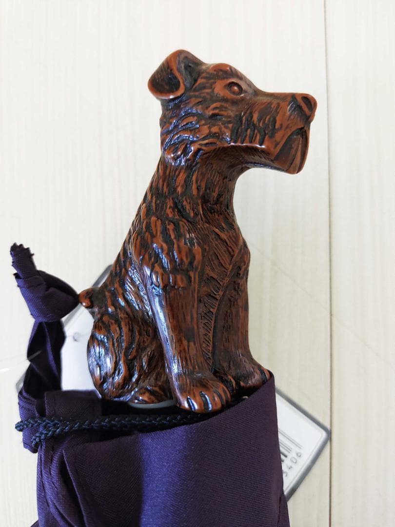 ☆新価格☆ Guy de jean 折畳み傘 雨/日兼用：スコッティ（ブラック）