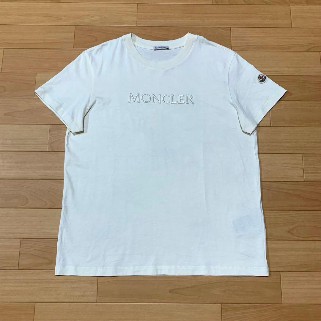 最新新品同様★ MONCLER 2025レディース　刺繍ロゴTシャツ　4S462