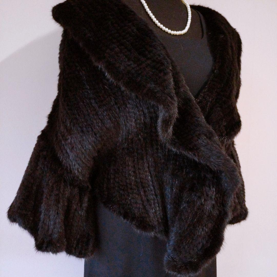 【未使用】MASABARDO ミンクヤーン　ジャケット　ベルスリーブ　タグ付き