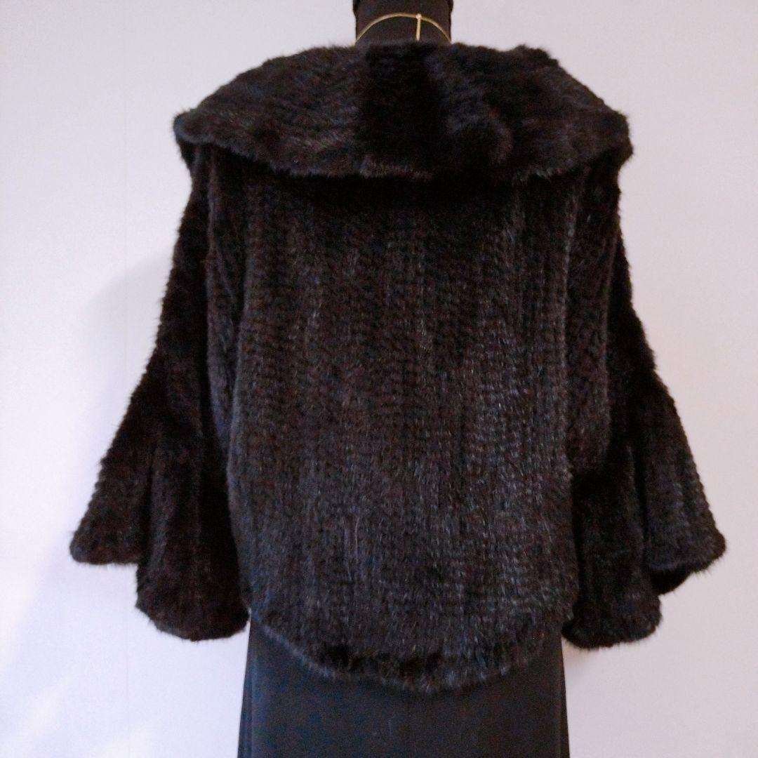 【未使用】MASABARDO ミンクヤーン　ジャケット　ベルスリーブ　タグ付き