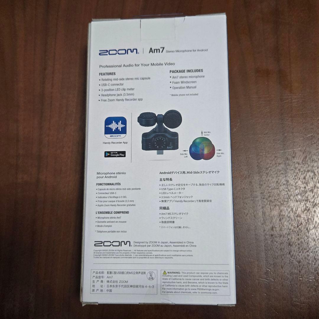 ZOOM Am7 スマートマイク USB Type-C