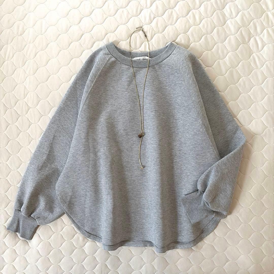 【25SS美品】BEARDSLEY ダンボールサークルプルオーバー　グレー