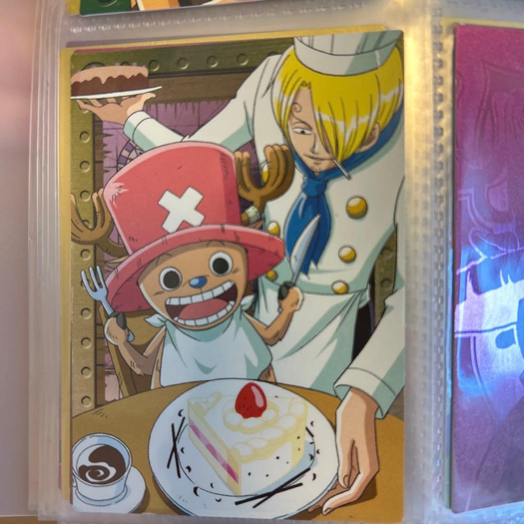 ワンピース エッチングカード　サンジ　チョッパー　ナミ　ウソップ