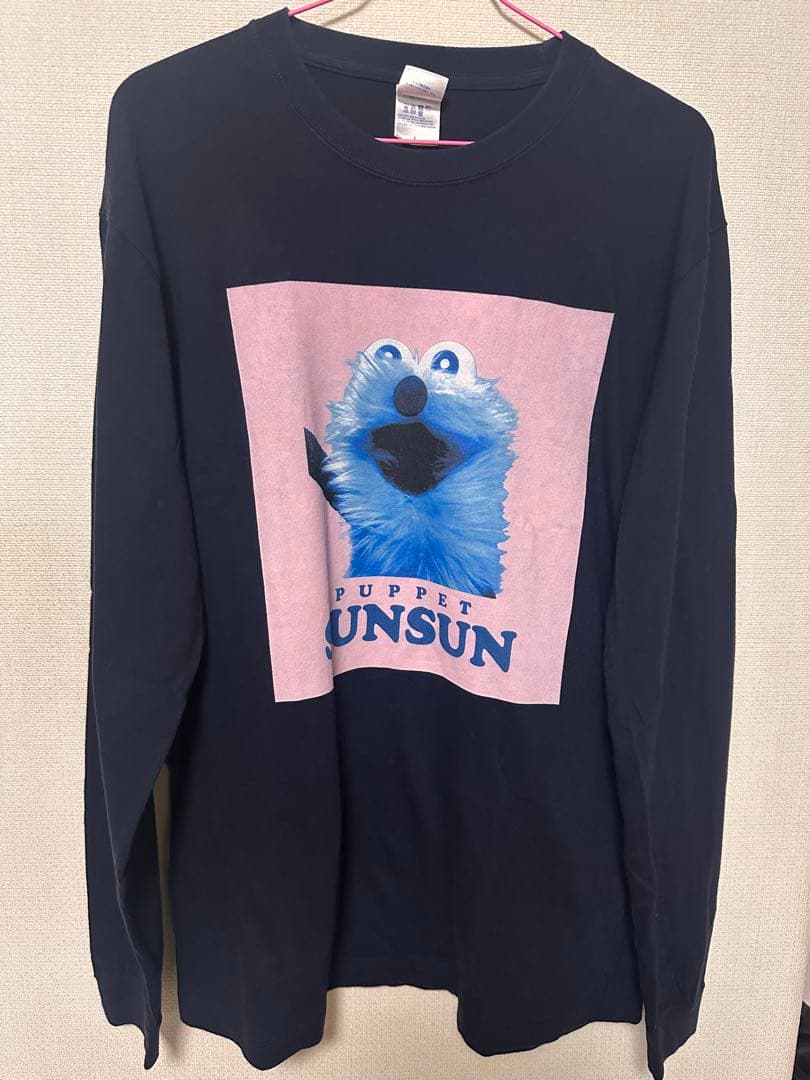 【中古】PUPPET SUNSUN 長袖Tシャツ　黒Lサイズ2着