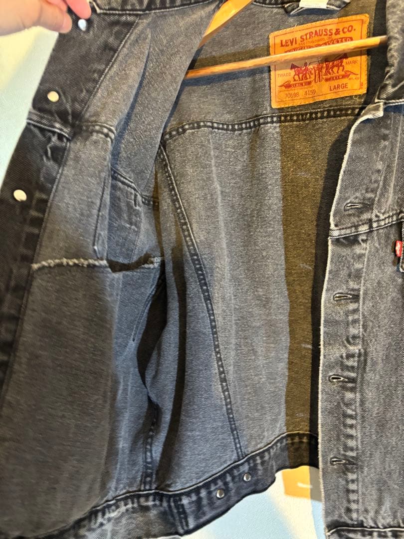 【こーたLevi's 90sデニムジャケット70598 4159デカパッチ