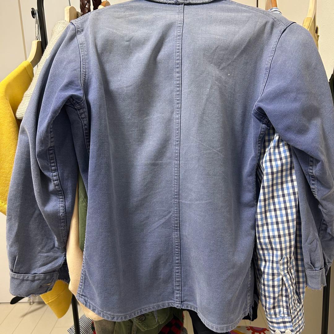 60s フレンチワークジャケット ボロ 襤褸の美学